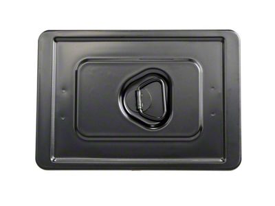 Battery Hole Cover; Locking (53-55 F-100, F-250)