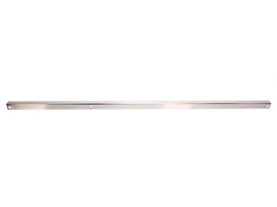 Bed Board End Cap; Polished Stainless (51-72 F1, F-100 Flareside)