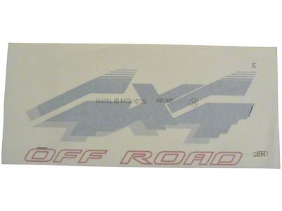 Bed Mounted 4x4 Off-Road Decals (94-97 F-150, F-250, F-350)