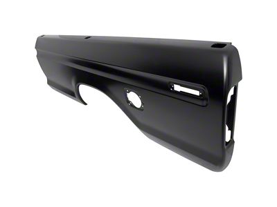 Bed Side Panel Outer Skin with 1-Fuel Hole; Driver Side (73-79 F-100, F-150, F-250, F-350 w/ 8-Foot Bed)