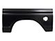 Bed Side Wheel Arch Panel; With Square Fuel Door; Driver Side (73-79 F-100, F-150, F-250, F-350 w/ 8-Foot Bed)