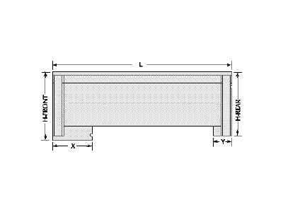 Bedside without Stake Hole; Driver Side (53-72 F-100, F-250, F-350)