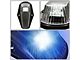 Blue LED Cab Roof Lights; Black (80-96 F-150, F-250, F-350)