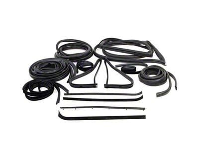 Complete Weatherstrip Seal Kit with Weatherstrip Trim Groove (73-79 F-100, F-150, F-250, F-350)