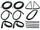 Complete Weatherstrip Seal Kit without Weatherstrip Trim Groove (87-91 F-150 Regular Cab, F-250 Regular Cab, F-350 Regular Cab)