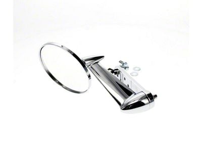 Door Mirror with Hardware; Chrome (53-66 F-100, F-250)