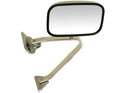 Door Mirror; Polished; Passenger or Driver Side (73-79 F-100, F-150, F-250, F-350)