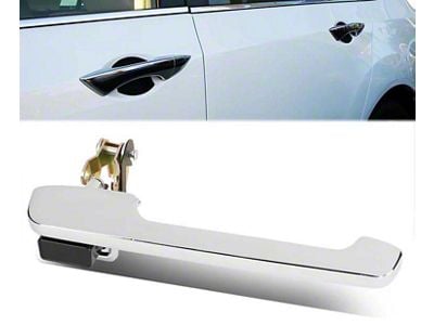 Door Pull Handle; Front Passenger Side; Chrome (80-97 F-100, F-150, F-250, F-350)