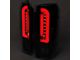 Dual LED Tail Lights; Black Housing; Smoked Lens (90-97 F-150, F-250, F-350 Styleside)