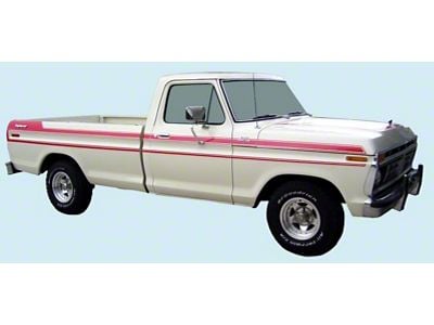 Explorer Custom Stripe Kit; Blue (1977 F-100, F-150, F-250)