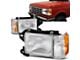 Factory Style Headlights; Chrome Housing; Clear Lens (87-91 F-150, F-250, F-350)