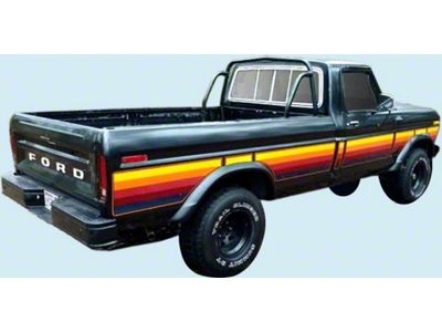 Free Wheeling Stripe Kit; Multicolored (77-79 F-100, F-150, F-250)