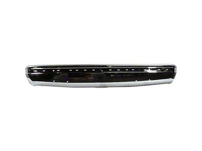 Front Bumper with Pad Holes; Chrome (87-91 F-150, F-250, F-350)