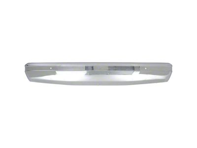 Front Bumper without Pad Holes; Chrome (87-91 F-150, F-250, F-350)