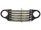 Front Grille without Grille Bar Holes; Black and Chrome (48-50 F1, F2, F3)