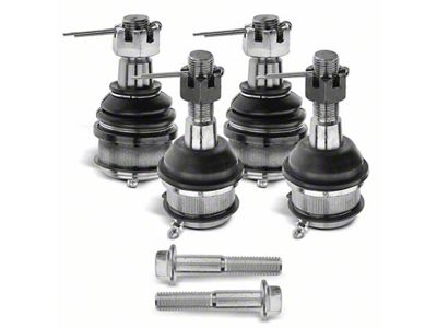 Front Upper and Lower Ball Joint Kit (1981 2WD F-100 w/ Power Brakes; 1982 F-100 w/ Power Brakes)