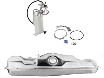 Fuel Tank and Fuel Sending Unit Kit; Side Mounted; 19-Gallon (92-96 F-150, F-250, F-350 w/ 3-Ports)