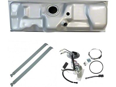 Fuel Tank, Fuel Sending Unit and Strap Kit; Side Mounted; 16-Gallon (92-96 F-150, F-250, F-350)