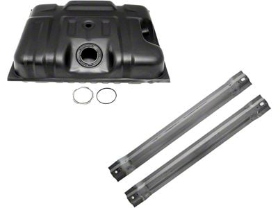 Fuel Tank and Strap Kit; Rear Mounted; 18-Gallon (90-97 F-150, F-250, F-350 Over 8500 lb. GVW)