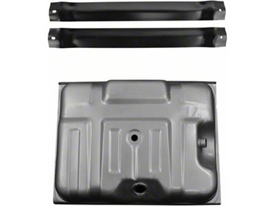 Fuel Tank and Strap Kit; Rear Mounted; 19-Gallon (80-84 F-100, F-150, F-250, F-350)