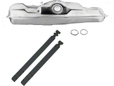 Fuel Tank and Strap Kit; Side Mounted; 19-Gallon (90-97 F-150, F-250, F-350)