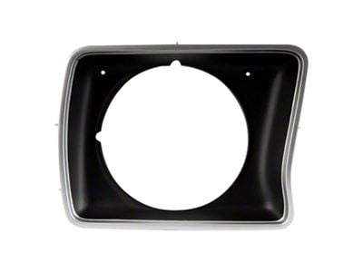 Headlight Bezel; Passenger Side (78-79 F-150 w/ Round Headlights)