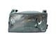 Headlight; Chrome Housing; Clear Lens; Driver Side (92-97 F-150, F-250, F-350)