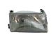 Headlight; Chrome Housing; Clear Lens; Passenger Side (92-97 F-150, F-250, F-350)