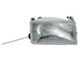 Headlight; Chrome Housing; Clear Lens; Passenger Side (92-97 F-150, F-250, F-350)