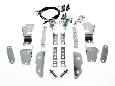 Hidden Tailgate Latch Kit; Paint to Match (48-87 F1, F-100, F-150, F2, F-250, F3, F-350, F4 Flareside)