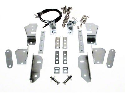 Hidden Tailgate Latch Kit; with Stainless Hardware (48-87 F1, F-100, F-150, F2, F-250, F3, F-350, F4 Flareside)