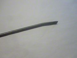 Hood Alignment Rods; Polished Stainless (53-56 F-100)