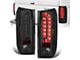 LED Tail Lights; Chrome Housing; Smoked Lens (90-97 F-150, F-250, F-350 Styleside)