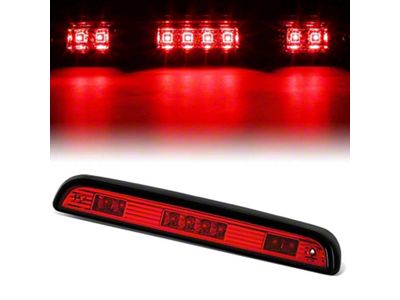 LED Third Brake Light; Red (92-97 F-150, F-250, F-350 w/o Cargo Light)