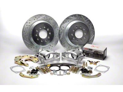 Master Power Brakes Legend Series HP Plus Rear Disc Brake Conversion Kit; Cast-Iron Calipers (57-72 F-100)