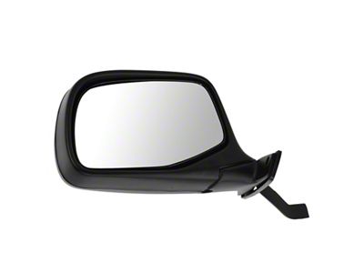 Manual Mirror; Paint to Match Black; Driver Side (92-97 F-150, F-250, F-350)