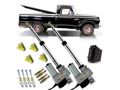 Power Tonneau Cover Lift Kit Mounting Brackets and 3-Way Switch (61-66 F-100, F-250, F-350)