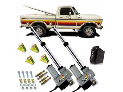 Power Tonneau Cover Lift Kit Mounting Brackets and 3-Way Switch (67-79 F-100, F-150, F-250, F-350)