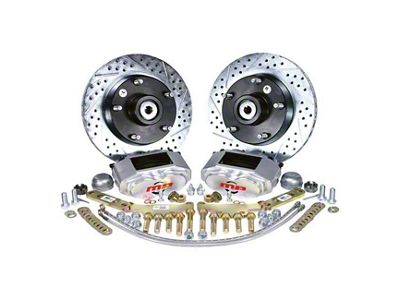 Master Power Brakes Rallye Series Front Disc Brake Conversion Kit; Clear Billet Aluminum Calipers (68-72 F-100)