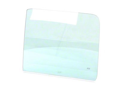 Rear Door Glass; Green Tint; Driver Side (73-79 F-250 Crew Cab)