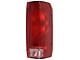 Tail Light; Chrome Housing; Red Lens; Passenger Side (89-97 F-150, F-250, F-350)