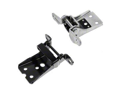 Upper and Lower Door Hinges; Driver Side (80-97 F-150, F-250, F-350)