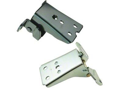 Upper and Lower Door Hinges; Passenger Side (80-97 F-150, F-250, F-350)