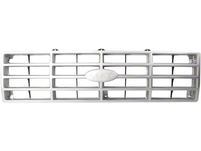 Upper Replacement Grille; Black and Argent (82-86 F-150)