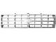 Upper Replacement Grille; Black and Argent (82-86 F-150)