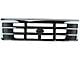 Upper Replacement Grille; Chrome and Argent (92-97 F-150, F-250, F-350)