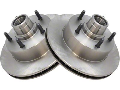 Vented 5-Lug Rotors; Front (94-96 2WD F-150)