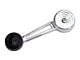 Window Crank Handle with Black Knob; Driver Side (74-77 F-100, F-150, F-250, F-350)