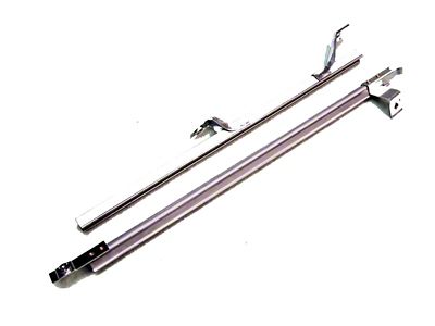 Ford Weatherstrip Metal Glass Run Kit,Passenger Side,Lower Hinge,Lower Lock Side,With Bracket, 1966-1977