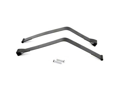 Fuel Tank Straps for Side Mount Tank; Black (53-55 F-100, F-250, F-350)